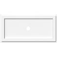 thumbnail image 1 of 28"W x 14"H x 2"ID x 9 3/4"C x 1"P Rectangle Architectural Grade PVC Contemporary Ceiling Medallion, 1 of 11