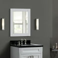 thumbnail image 1 of 28" WOOD FRAME MIRROR IN WHITE, 1 of 2