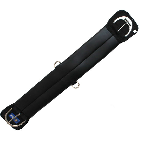 28" Western Neoprene Comfort Anti-Slip Saddle Straight Cinch Girth Black 97107-28