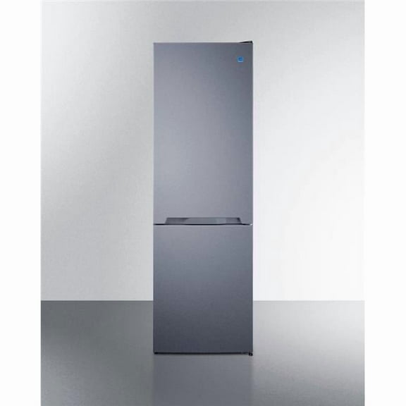 Summit FFBF124SSLHD Summit 24' Bottom Freezer Refrigerator, Counter Depth Refrigerator- Freezer, Energy Star, Stainless Steel - FFBF124SSLHD (Left Handed Door Swing)