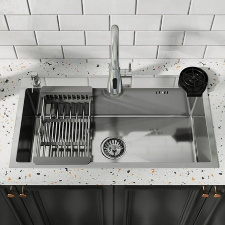 28'X 18' Stainless Steel Single Basin Sink