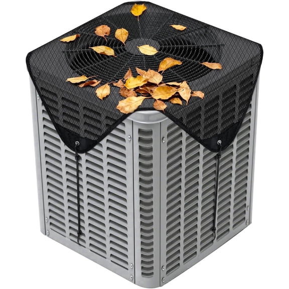 28'' X 28'' Central Air Conditioner Cover for Outside Units,Top Universal AC Unit Mesh Cover Outdoor,Breathable AC Condenser Covers for All Seasons