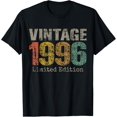 28 Year Old Gifts Vintage 1996 Limited Edition 28th Birthday TShirtmen