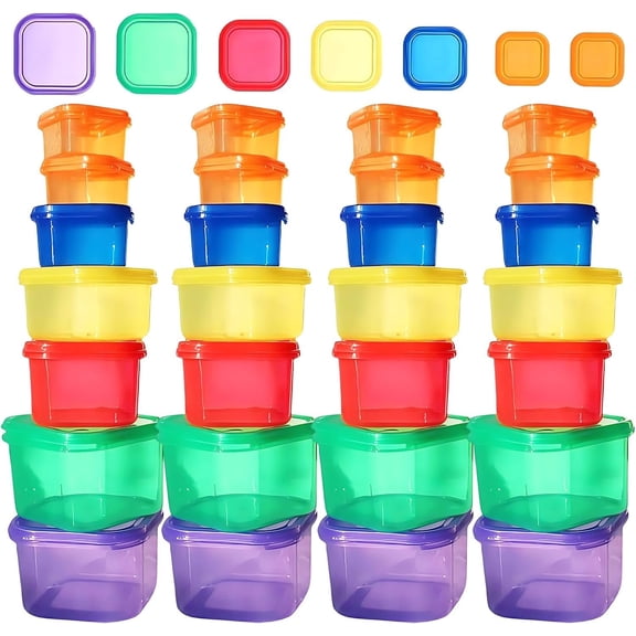 28 count Portion Control Container Kit,21 Day Fix Containers And Plan,Multicolor Coded Containers,Meal Prep System Storage Containers, Containers For Double Diet Plan