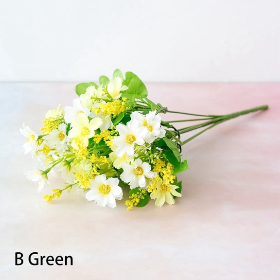 28 daisy daisies 7-pronged artificial flowers for decoration
