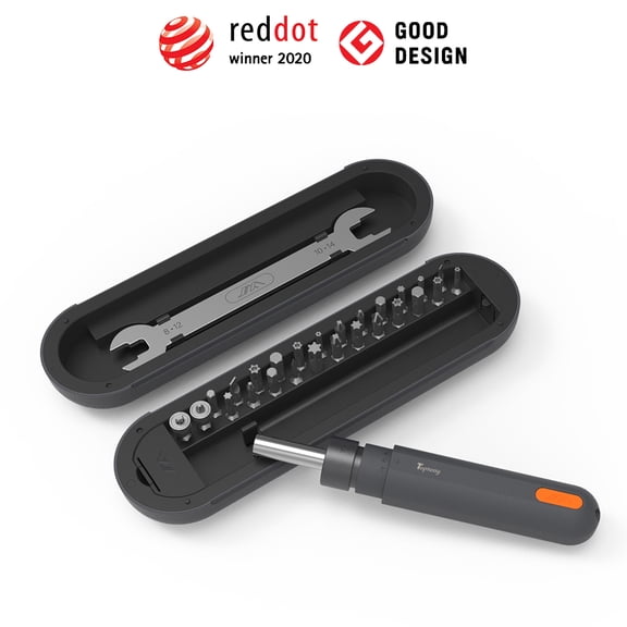 28-in-1 Ratchet Screwdriver Set, 50Nm Torque, Magnetic Design, 24 Precision Bits for Electronics