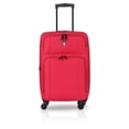 thumbnail image 1 of 28 in. Disinvolta T00361 Fabric Carry-On Luggage, Red, 1 of 1