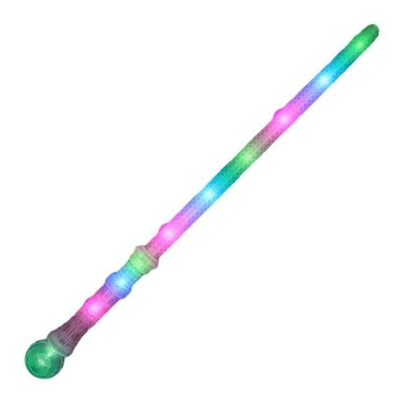 28 in. Electric Flashing Strobe Light Saber Sword with Prism Ball