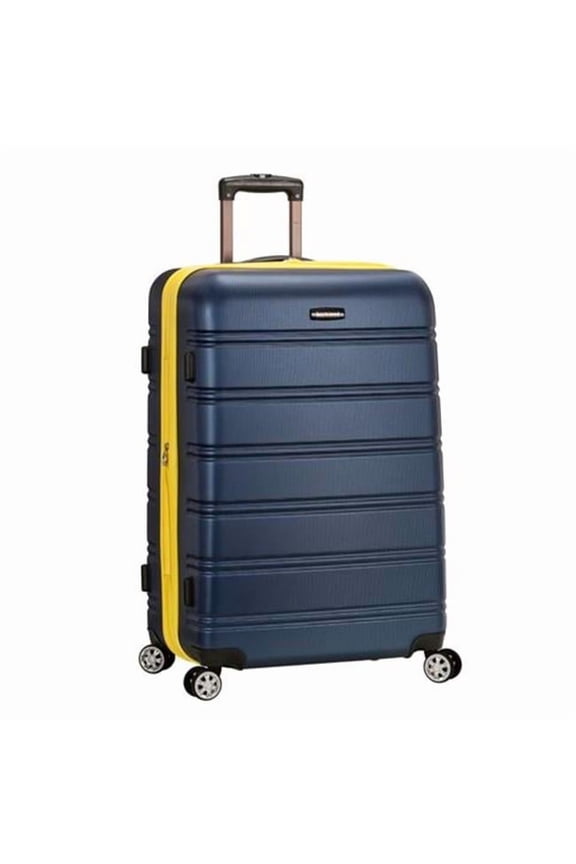 28 in. Expandable ABS Dual Wheel Spinner Luggage - Navy