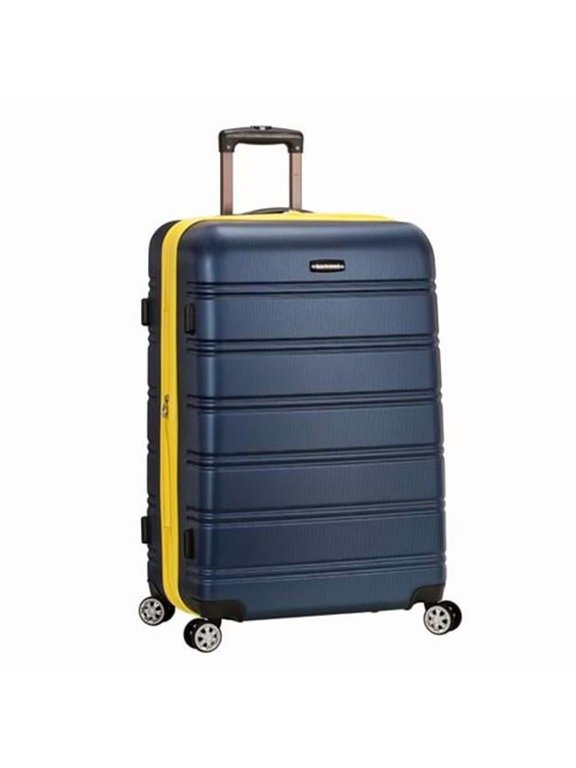 28 in. Expandable ABS Dual Wheel Spinner Luggage - Navy