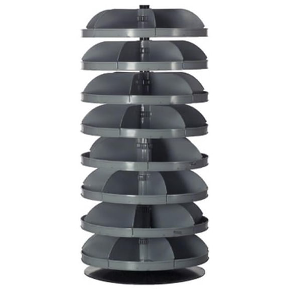 28 in. No. 95 Rotabin Storage 8 Shelf - Gray