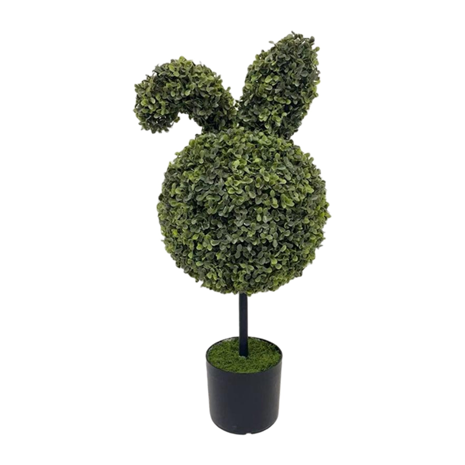 28 inch Artificial Bunny Shaped Topiary Trees with Planter Pots ...