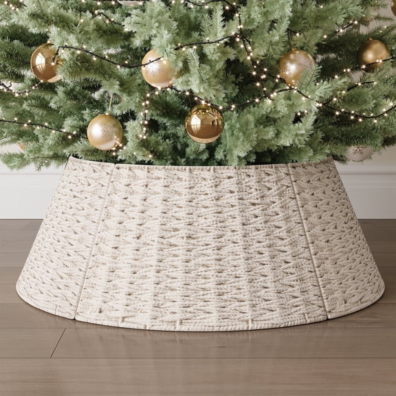 28 inch Christmas Tree Collar, Christmas Tree Skirt Cover for Christmas Tree Decorations