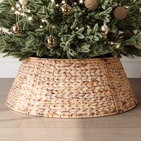 28 inch Christmas Tree Collar, Christmas Tree Skirt Cover for Christmas Tree Decorations