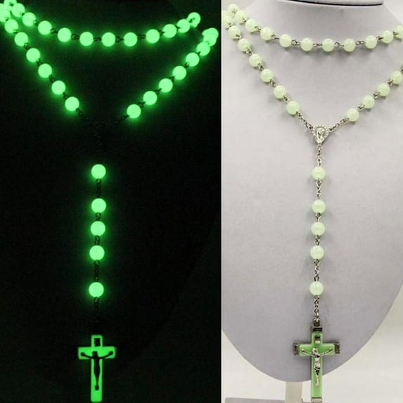 28 inch Glow-in-the-Dark Necklace Jewellery Gift - Halloween Present