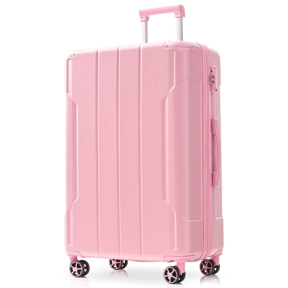 28-inch Hardshell Luggage, Lightweight Durable ABS Suitcases with Double Wheels, Expandable Checked Luggage