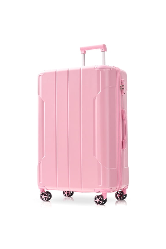 28-inch Hardshell Luggage, Lightweight Durable ABS Suitcases with Double Wheels, Expandable Checked Luggage