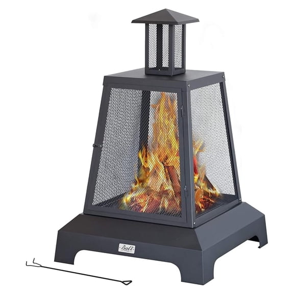 28 inch Outdoor, Outdoor Wood Burning Large, Firepits for Outside Patio, Garden, Backyard