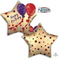 thumbnail image 1 of 28 inch Satin Birthday Balloons Foil Mylar Balloon - Party Supplies Decorations, 1 of 2