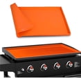 thumbnail image 1 of 28 inch Silicone Griddle Cover Griddle Accessories for Griddle Top, Protect Griddle from Debris and Rust, Orange, 1 of 7
