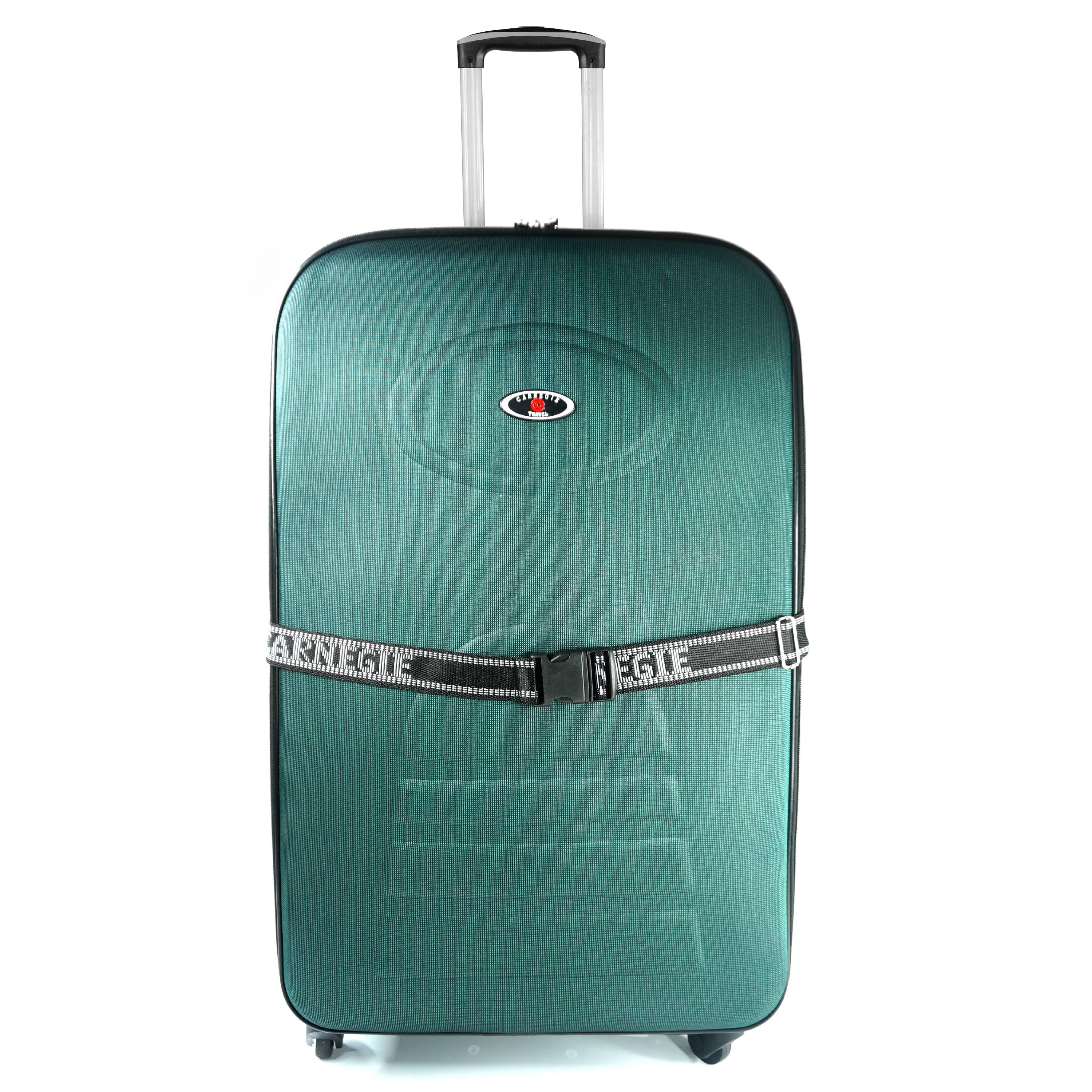28 inch Softside Spinner Luggage Travel Suitcase Traveling Case, Green