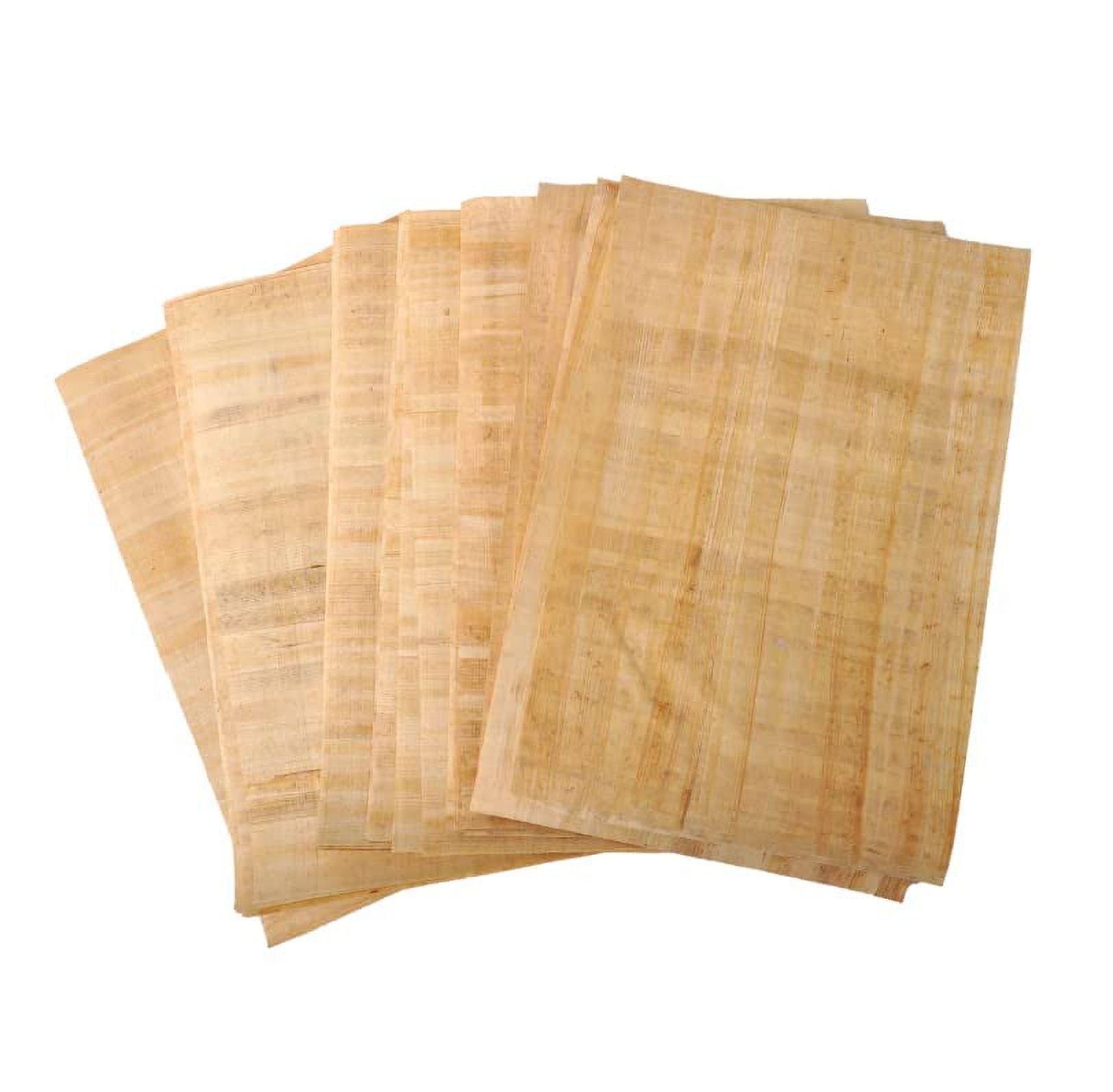 28 sheet of Real papyrus paper, Set of Egyptian 7.8x12 inches (20x30 cm) for Art Projects
