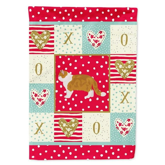 28 x 0.01 x 40 in. Exotic Shorthair No.1 Cat Love Canvas House Flag
