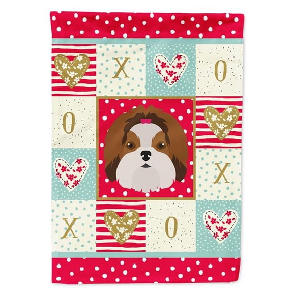 28 x 0.01 x 40 in. Imperial Shih Tzu Flag Canvas House Size