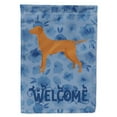 thumbnail image 1 of 28 x 0.01 x 40 in. Vizsla Welcome Flag Canvas House Size, 1 of 1