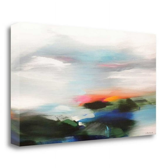 28" x 16" After The Storm by Leo Posillico - Print on Canvas Fabric Multi-Color