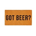thumbnail image 1 of 28" x 16" Nature Coir Mat, Got Beer?, 1 of 6