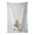 thumbnail image 1 of 28 x 19 in. Unisex Cavalier King Charles Spaniel Blenheim No.2 Christmas White Dish Towels Kitchen Towel - Set of 2, 1 of 1