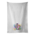 thumbnail image 1 of 28 x 19 in. Unisex Lets Get Cray Mardi Gras White Dish Towels Kitchen Towel - Set of 2, 1 of 1