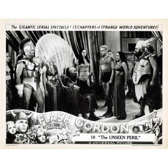 28 x 22 in. Flash Gordon Aka Rocketship Top Seated Center Poster Masterprint - Large