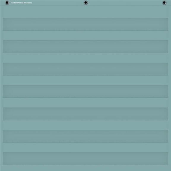 28 x 28 in. Calming 7 Pocket Chart - Blue