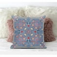thumbnail image 1 of 28 x 28 in. Paisley Leaf Geo Broadcloth Indoor & Outdoor Blown & Closed Pillow - Multi Color, 1 of 1