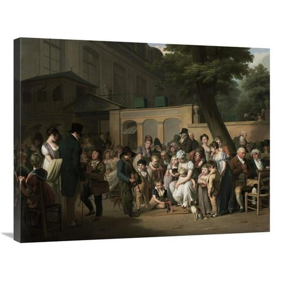 28 x 35 in. Entrance to the Jardin Turc Art Print - Louis Leopold Boilly