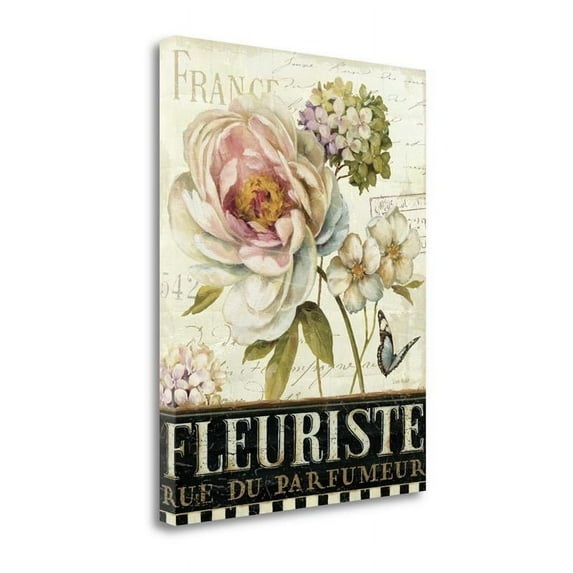 28" x 36" Marche De Fleurs III By Lisa Audit- Print on Canvas Fabric Multi-Color