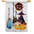 thumbnail image 1 of 28 x 40 in. Broom Stop House Flag with Fall Halloween Double-Sided Decorative Vertical Flags Decoration Banner Garden Yard Gift, 1 of 1