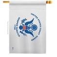 thumbnail image 1 of 28 x 40 in. Coast Guard House Flag with Armed Forces Double-Sided Decorative Horizontal Flags Decoration Banner Garden Yard Gift, 1 of 1
