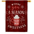 thumbnail image 1 of 28 x 40 in. Filled with Sweetness House Flag with Winter Wonderland Double-Sided Decorative Vertical Flags Decoration Banner Garden Yard Gift, 1 of 1