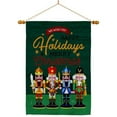 thumbnail image 1 of 28 x 40 in. Nutcracker Holiday House Flag Set Wintertime Christmas Double-Sided Decorative Vertical Flags & Decoration Banner Garden Yard Gift, 1 of 1