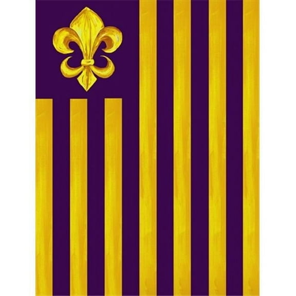 28 x 40 in. Tiger House Size Canvas Flag