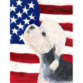 thumbnail image 1 of 28 x 40 in. USA American Flag with Dandie Dinmont Terrier House Size Canvas Flag, 1 of 1