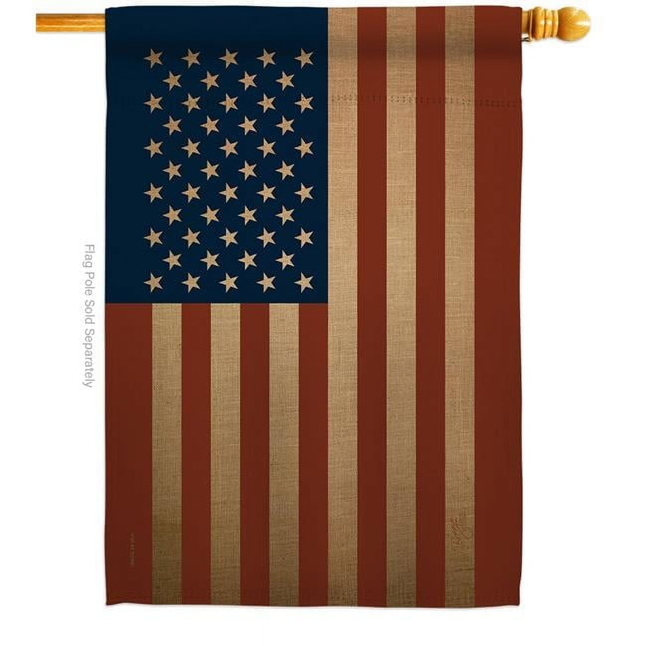 28 x 40 in. Patriotic USA Flag with Weather Resistant Material