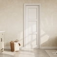 thumbnail image 1 of 28" x 80" 3 Paneled Prefinished Sliding Closet Door Solid Interior Panel Pocket Door With Soft Close, 1 of 8