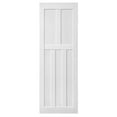 thumbnail image 1 of 28" x 84" Five Panel Real Primed Door Slab, DIY Panel Door, Modern Interior Barn Door, Moisture-proof, Anti-deformation, Pre-Drilled Ready to Assemble, Suitable for Pre-hung and Barn Door B5A9392, 1 of 9