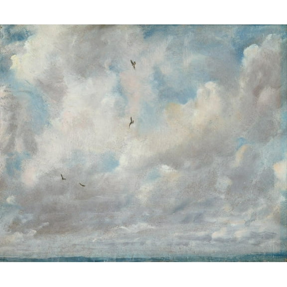 28"x24" Fine Art Quality Poster John Constable - Cloud Study
