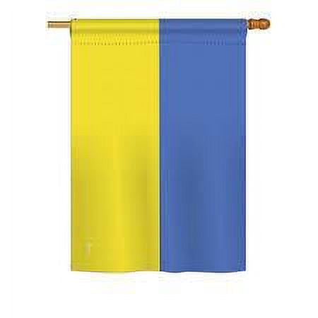 28"x48" Ukraine House Flag with Sleeve Flag 100D Rough Tex