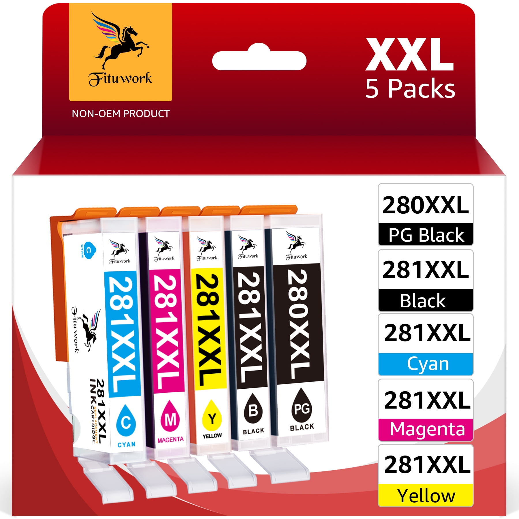 280 281 Ink Cartridge for Canon PGI-280XXL CLI-281XXL PGI 280 CLI 281